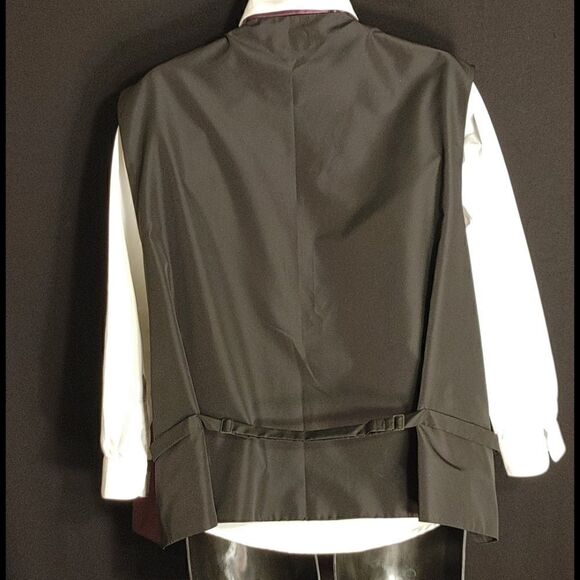 MEN'S LARR BRIO 3 PIECE FORMAL VEST & TIE SET 5XL - Picture 4 of 7